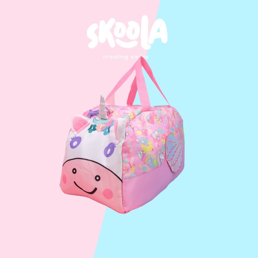 Skoola Tas Travel Pakaian Gym Anak Perempuan Unicorn - Duffle