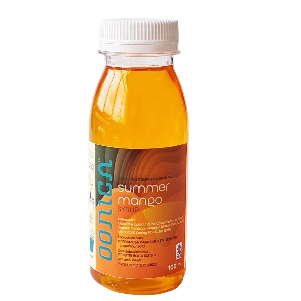 100ml OONICA Summer Mango Syrup + Bonus 30ml