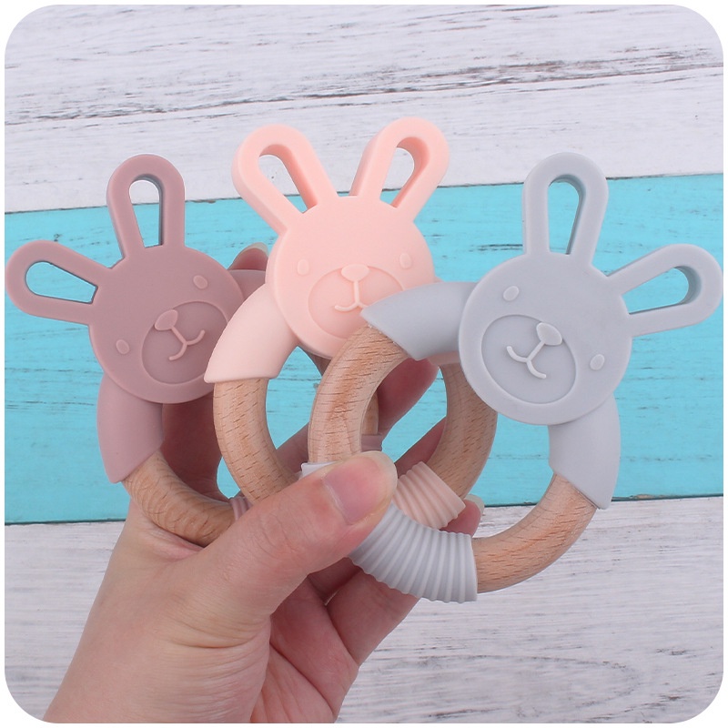 TC 15 BUNNY | TEETHER BABY MODEL BUNNY | GIGITAN BAYI TEETHER BENTUK KELINCI | MAINAN GIGITAN BAYI SILICONE BPA FREE | RUZAIN MALL