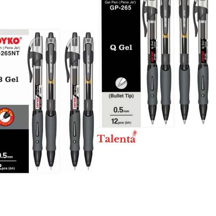 

Star Pulpen Gel Joyko Q Gel GP-265 / Q3 GP-265NT Grosir (1 Lusin) grosir