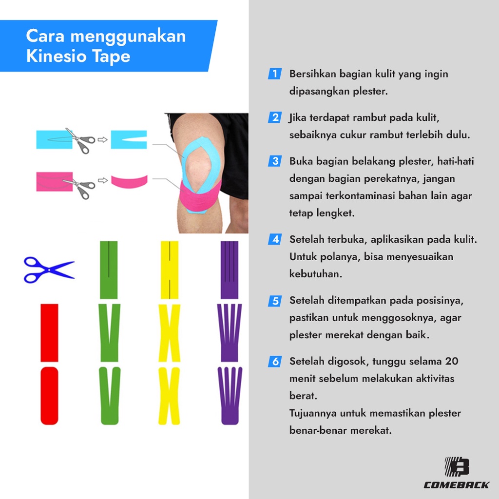 Comeback Kinesio Tape/Recovery Tape