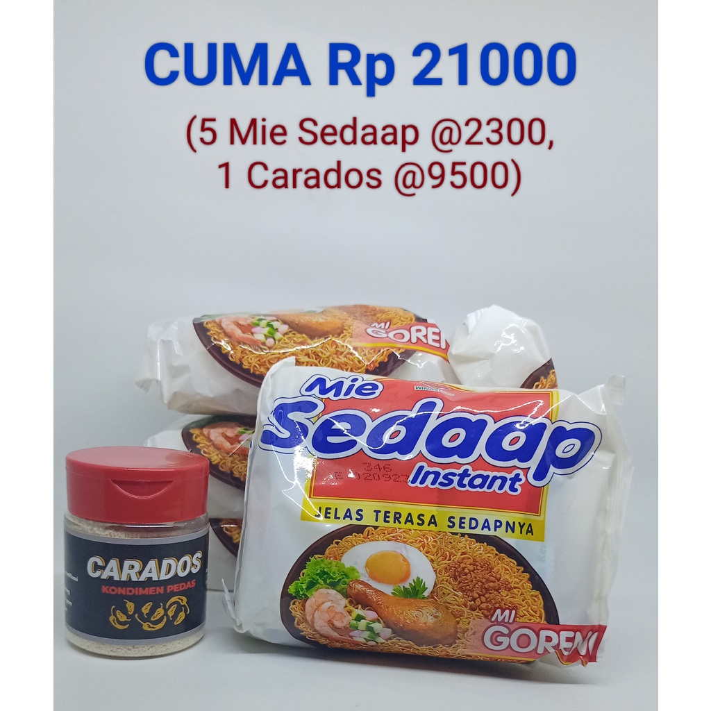 

Paket Belanja hemat Mie sedaap Plus CARADOS