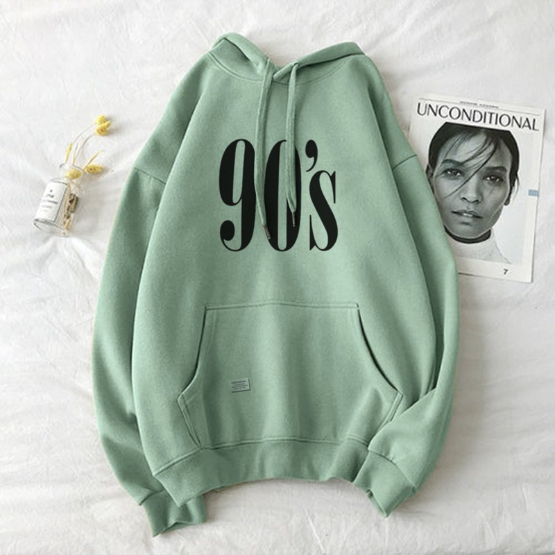 Parisdivarious Sweater Hoodie Sweatshirt Crewneck 90s Bahan Fleece Size S - XXL (Pria &amp; Wanita)