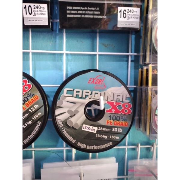 [Baca Judul dan Deskripsi] Senar PE Neklin Exori Cardinal 0.13 mm dan 0.28 mm