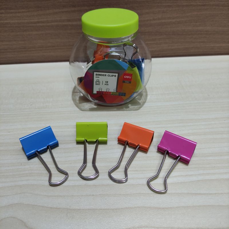 

Binder clips deli 8559