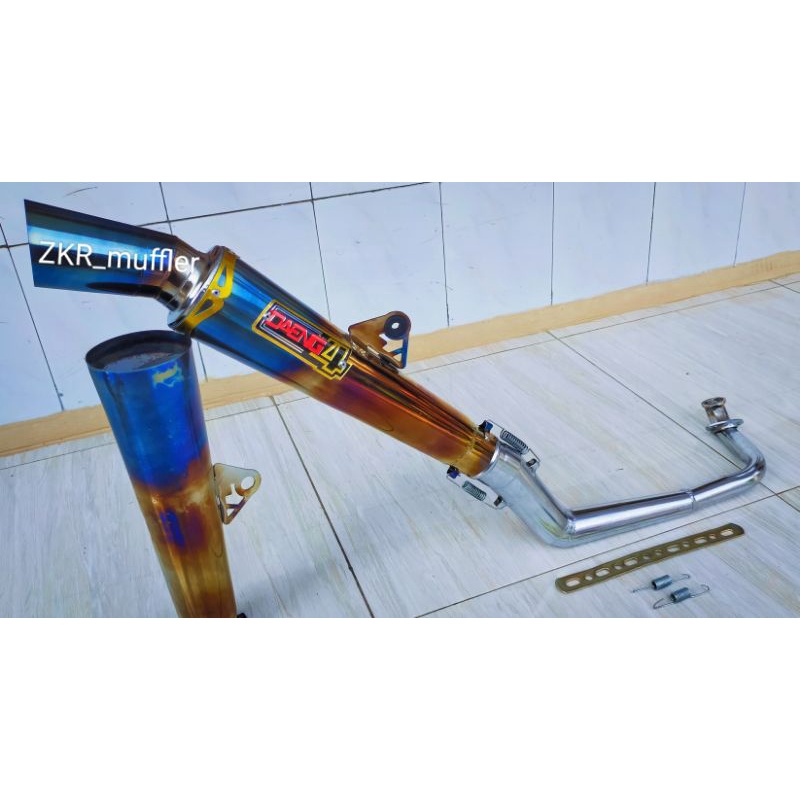 knalpot Daeng sai 4 beat karbu/beat PGM-FI/beat street/beat pop/Mio sporty/miosoul GT/Mio Fino/Mio j