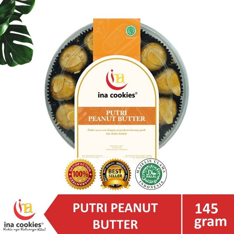 

INA COOKIES "PUTRI PEANUT BUTTER" REGULER