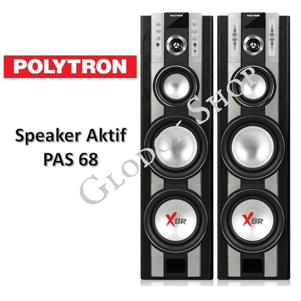 Speaker Aktif Polytron PAS-68 | Pas68 68b pas68b usb xbr extra bass BATAM