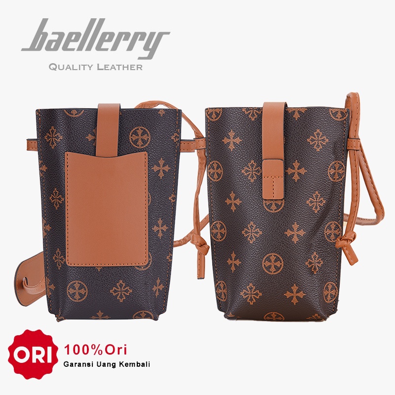 BAELLERRY N8905 Tas Selempang Wanita Tas Handphone Bahan Kulit PU Leather Premium WATCHKITE WKOS