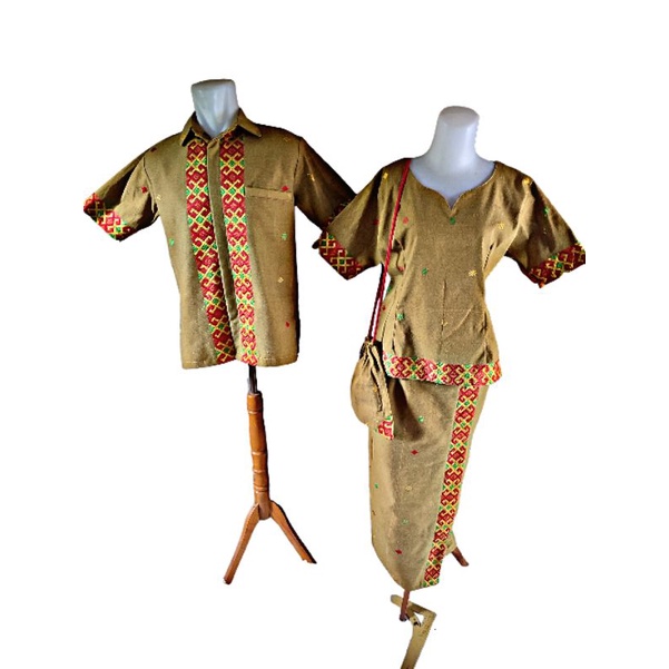 KEMEJA PABINTIK TORAJA STELAN TENUN TORAJA PABINTIK