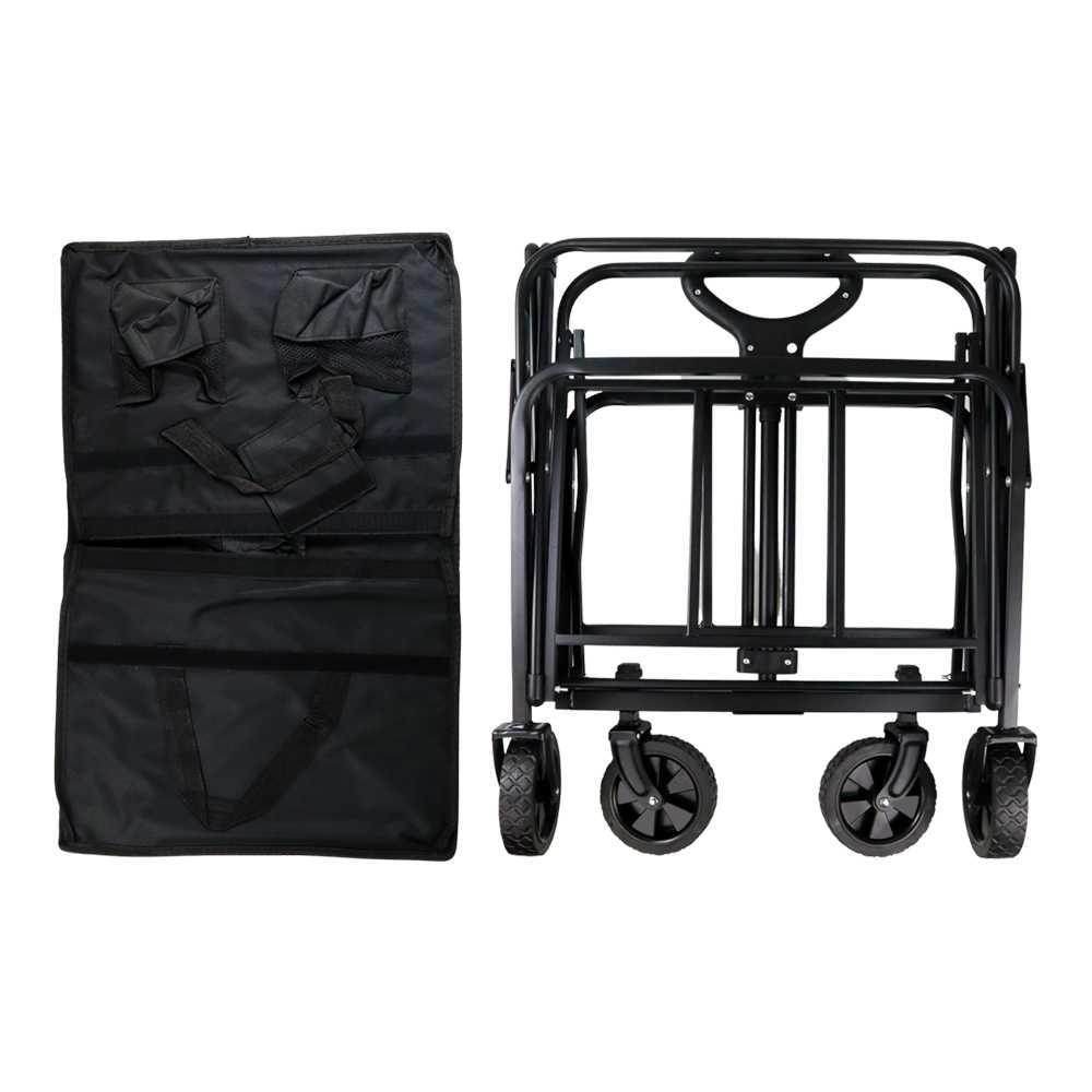 Troli Barang Lipat Camp Wagon 600D Oxford Small Size - PR55 - Black