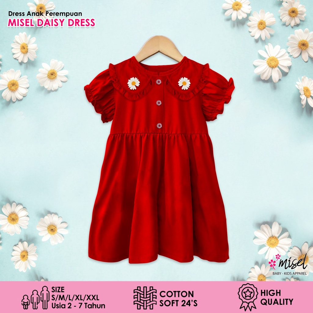 Baju Dress Anak Perempuan Agatchi Motif Bunga -  Dress Anak Perempuan