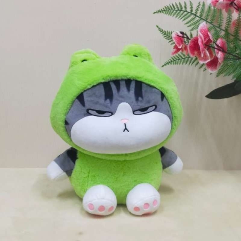 Mainan Boneka Lucu karakter Kucing Cat Furyu Costumes Plush Toy Kado Ulang Tahun Anak Ukuran 35cm