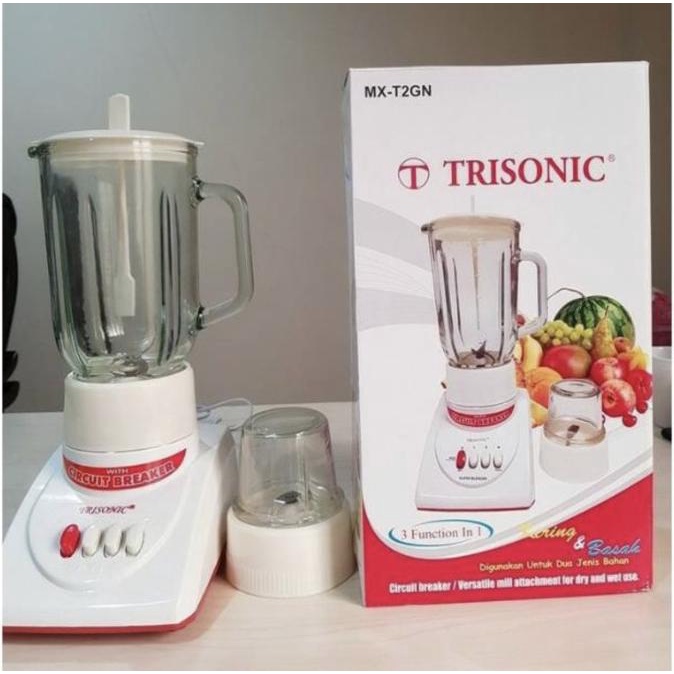 blender kaca trisonic mx t2gn 3 in barang sale