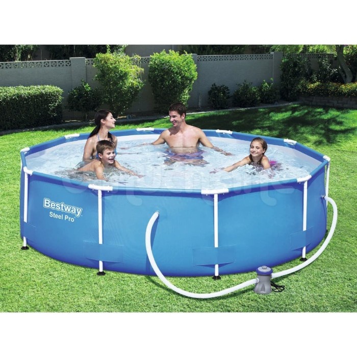 kolam renang anak jumbo bestway besar bulat 56408 portabel plastik
