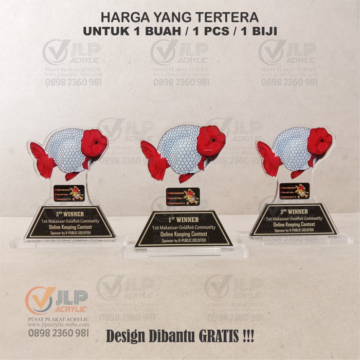 PIALA IKAN MAS, TROPY IKAN MAS, TROPI IKAN MAS, TROPHY IKAN MAS, TROPHI IKAN MAS, THROPY IKAN MAS, P