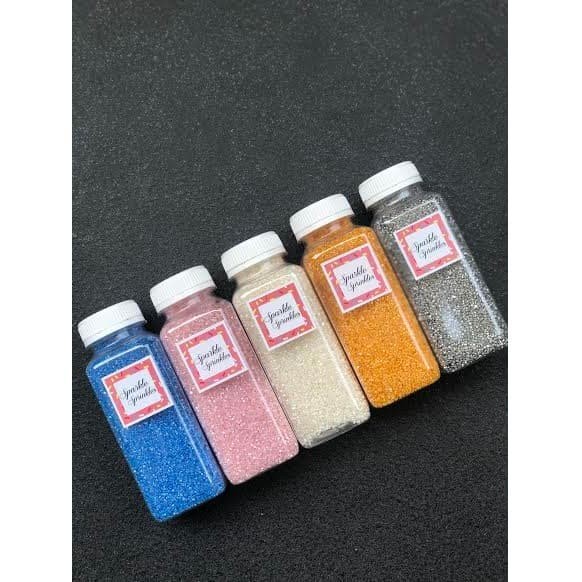 

SUGAR CRYSTAL / GULA CRYSTAL (EDIBLE UNTUK HIASAN KUE) - 100G, GOLD