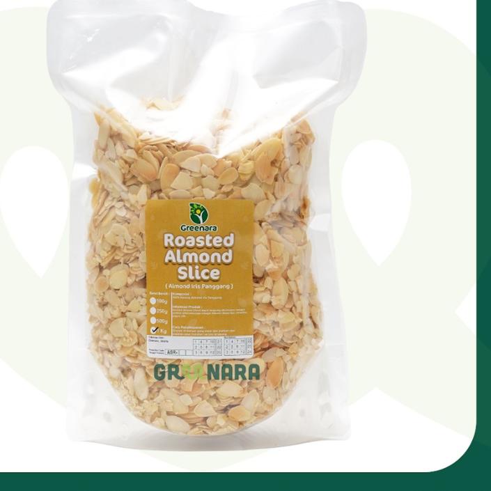 

☀ Roasted Almond Slice 1kg / Almond Slice Panggang 1kg ✫