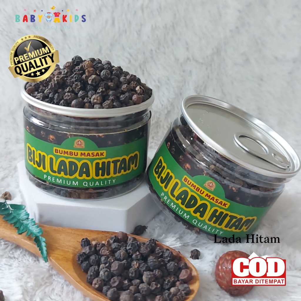 

Can Rempah Biji Lada Hitam Bumbu Dapur Merica Bulat Black Pepper Kualitas Premium