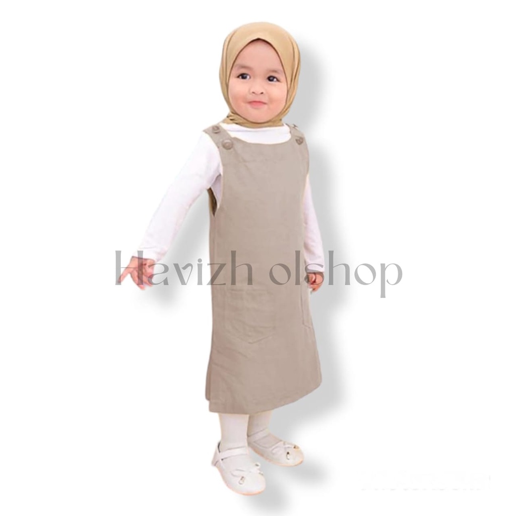 Dres Over All + Manset Anak Perempuan 1-12 Tahun