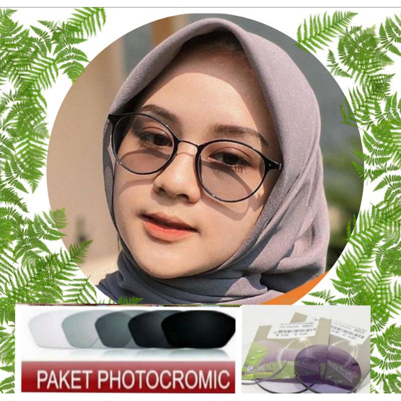 GROSIR TERMURAH - Kacamata 2168 RINGAN DAN LENTUR Paket Photochromic blueray anti radiasi minus sili
