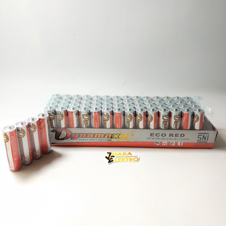 (1 PCS) DYNAMAX Baterai AA (Baterai Besar) | Baterai A2 Dry Battery Size AA