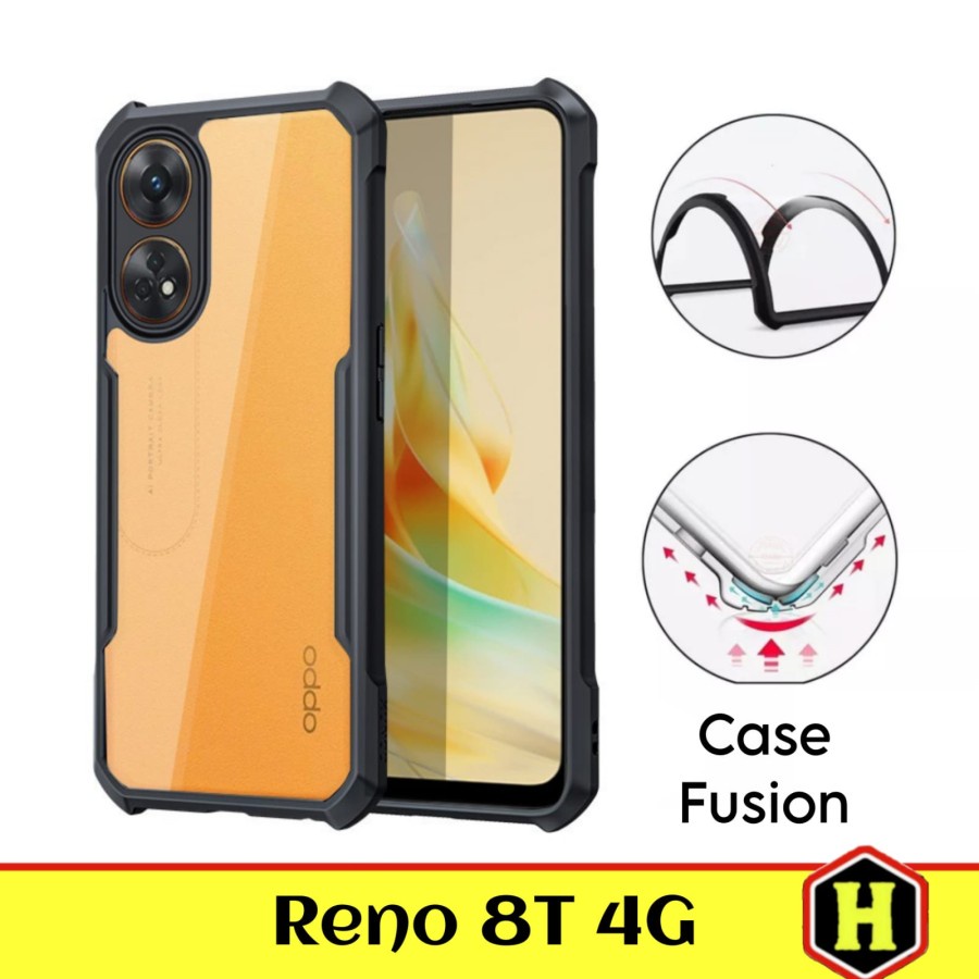 OPPO RENO 8T 4G 8T 5G 8 4G 8 5G 8Z 5G 7 4G 7 5G 7Z 5G 6 4G 6 5G 5 5G 5F CASE HARDCASE IPAKY BENING SHOCKPROOF BUMPER HARD FUZE CLEAR TRANSPARAN CASING PROTECT CAMERA COVER PELINDUNG KAMERA