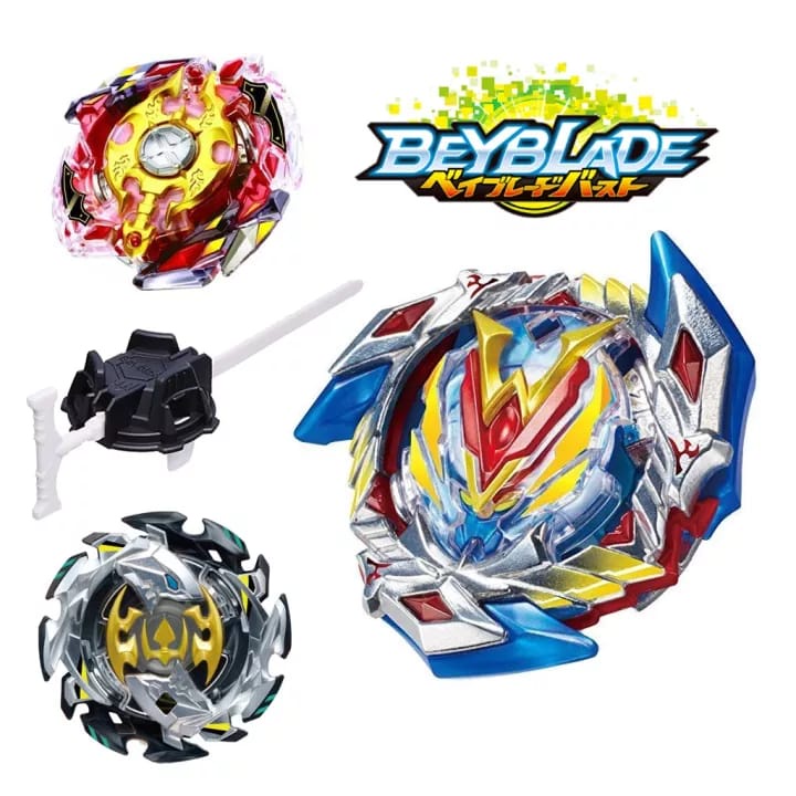 1 Set Mainan Beyblade Asli Gangsing Master God Power Ultra High Speed Gangsing / Mainan Anak Laki - 