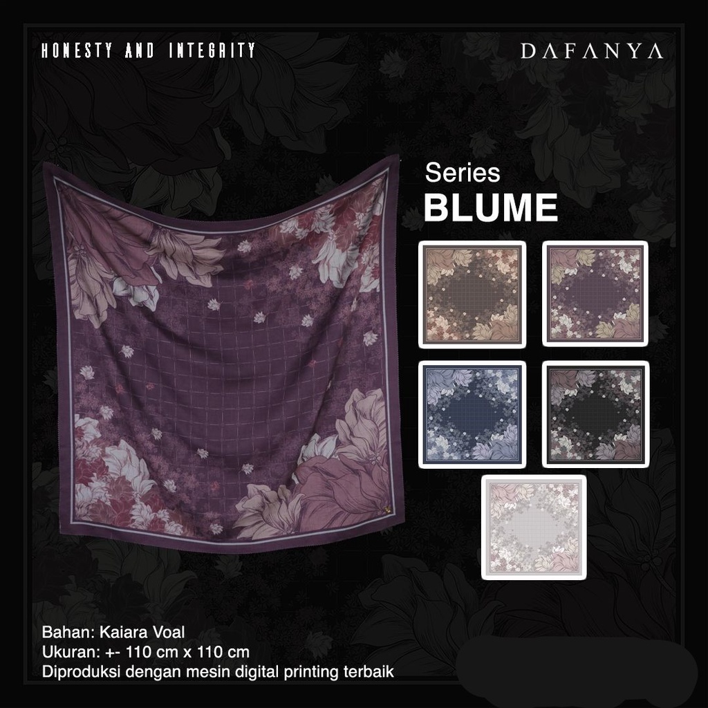 SEGI EMPAT MOTIF SERIES BLUME EXLUSIVE | SEGI EMPAT PRINT