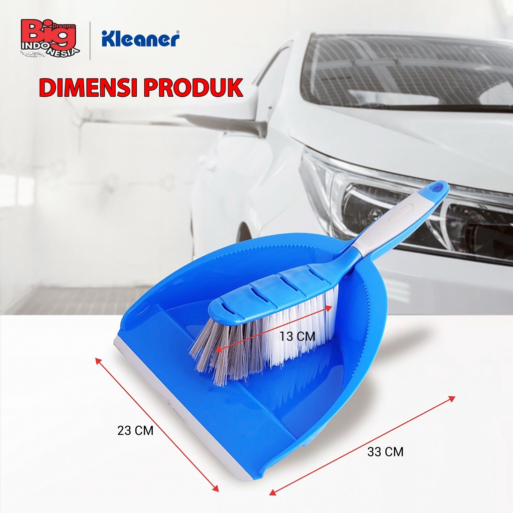 Sikat Pengki Kecil 1 Set Alat Pembersih Sofa Sapu Mobil Mini Dustpan Brush Serbaguna Kleaner KC2002