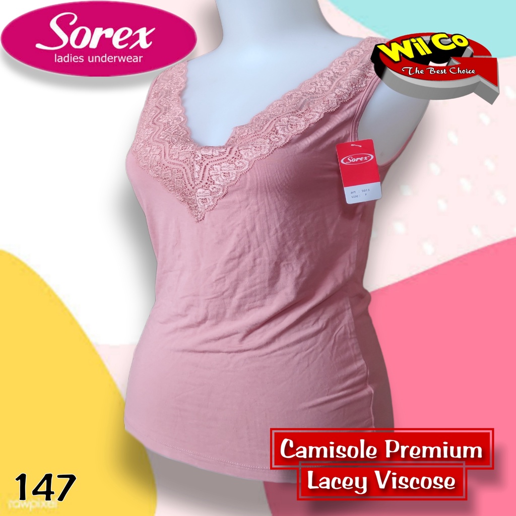 K147 - TANKTOP/KAMISOL ATASAN PAKAIAN DALAM WANITA SOREX FREE SIZE TALI LEBAR