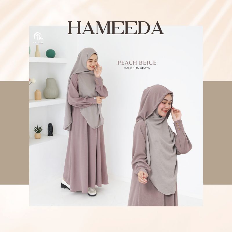 READY STOK NEW COLOUR ABAYA HAMEEDA BY NAQA | ORIGINAL NAQA OFFICIAL