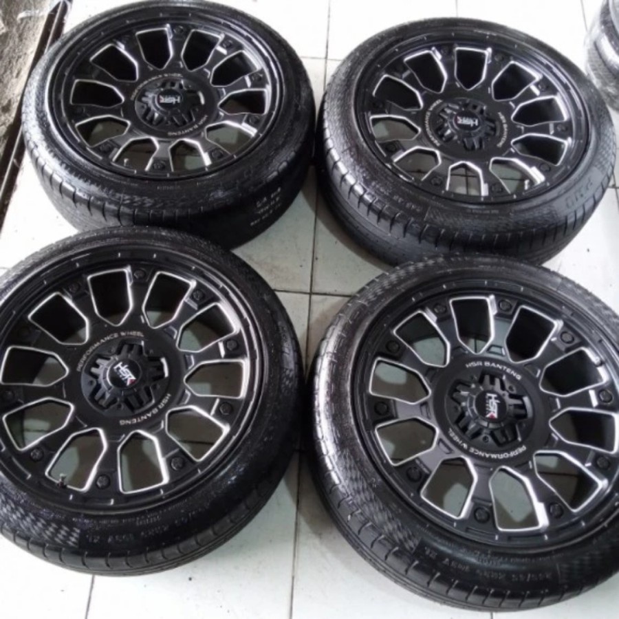 VELG MOBIL HSR BANTENG R20X9 PCD 5X100, 5X114 ET18 + BAN 245 45 R20