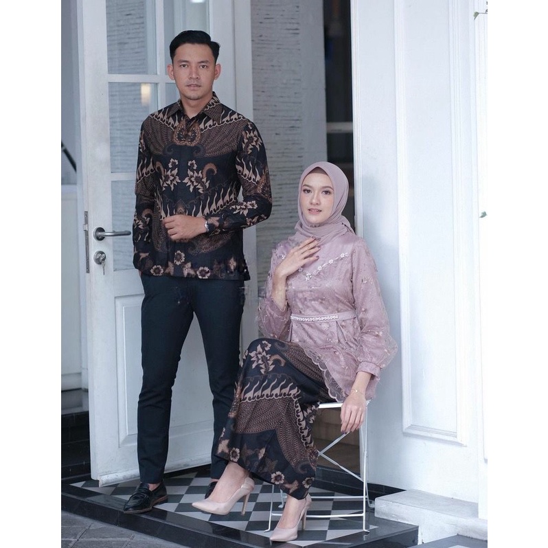 KEMEJA BATIK PRIA LENGAN PANJANG KEBAYA ARUNIKA LENGAN PANJANG KEMEJA PRIA KEMEJA COWO HEM BATIK BAJU BATIK KEMEJA LAMARAN KEMEJA RAPAT KEMEJA MOTIF BATIK KEMEJA WARNA BROWN HEM BATIK