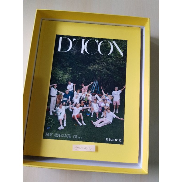 Dicon SEVENTEEN "My Choice Is.." Deluxe Magazine Hard Cover Tshirt Kaos Official
