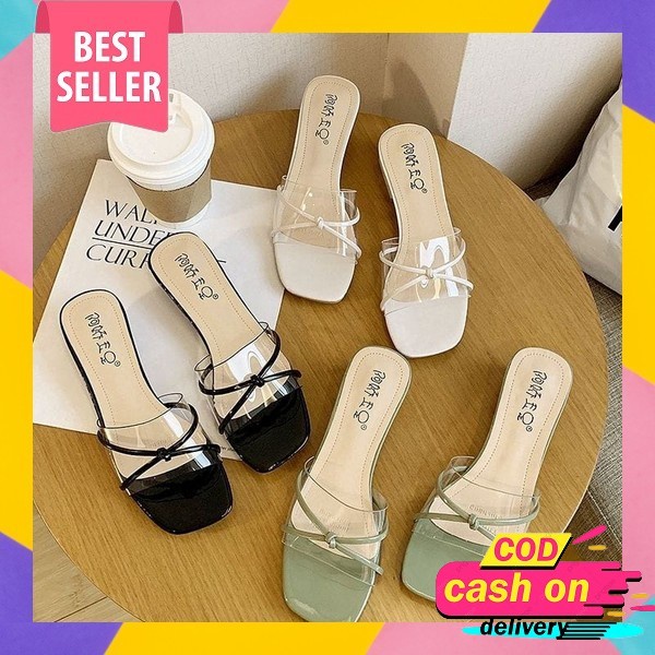 Sandal Heels Wanita Import / Zara 686 Heels Pastel 3Cm Heels Wanita Kondangan Sandal Jinjit Wanita T