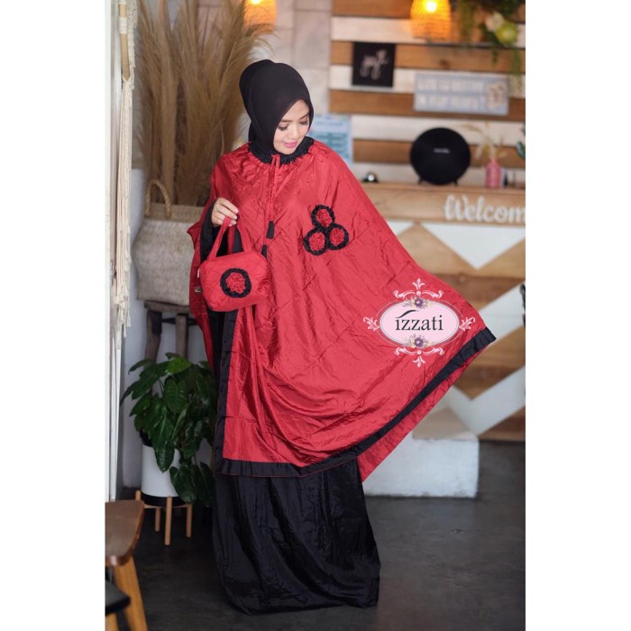 MUKENA PARASUT PONCO MUKENA TANPA KEPALA IZZATI