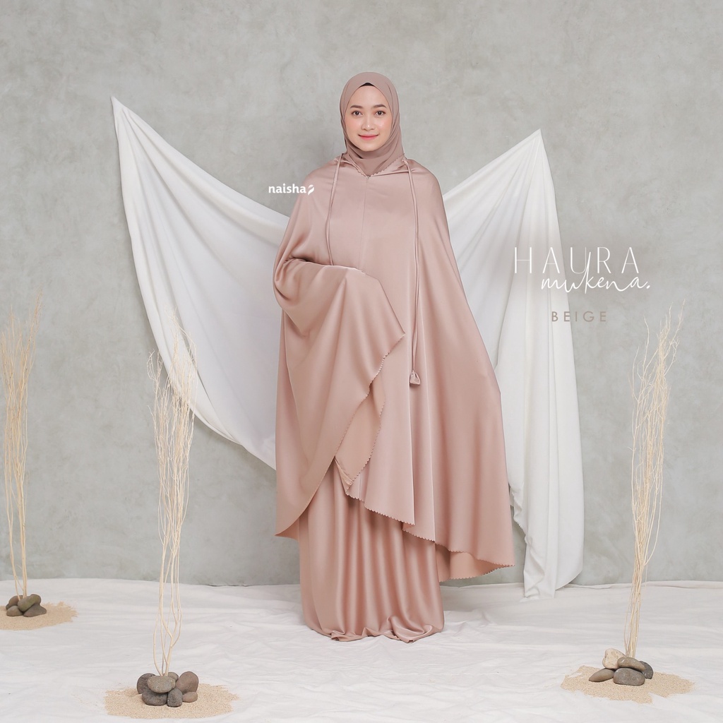 Haura Mukena - Giter Store - Mukena Silk Premium 2in1 by Naisha