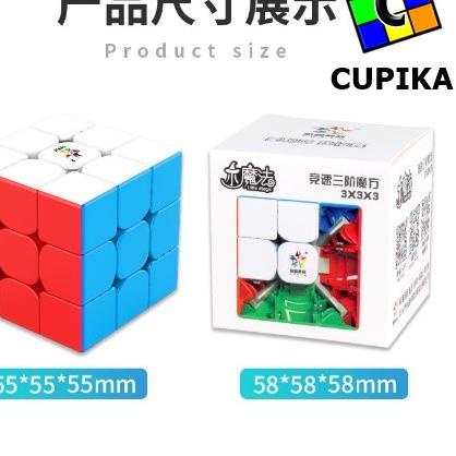 ☄ Rubik 3x3 Yuxin Little Magic Magnet Magnetic YLM Original Stickerless ☃