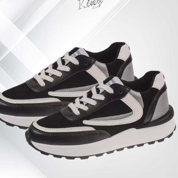 12.12 MALL Kingbest "FREE BOX" Sepatu Sneakers Wanita Sport Shoes 9187 