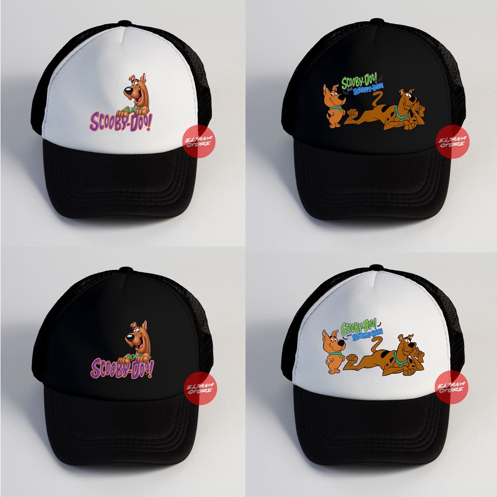 Topi Trucker Scooby Doo | Spooky | Mystery Machine | Scrapy Doo | Topi Snapback Scooby Doo