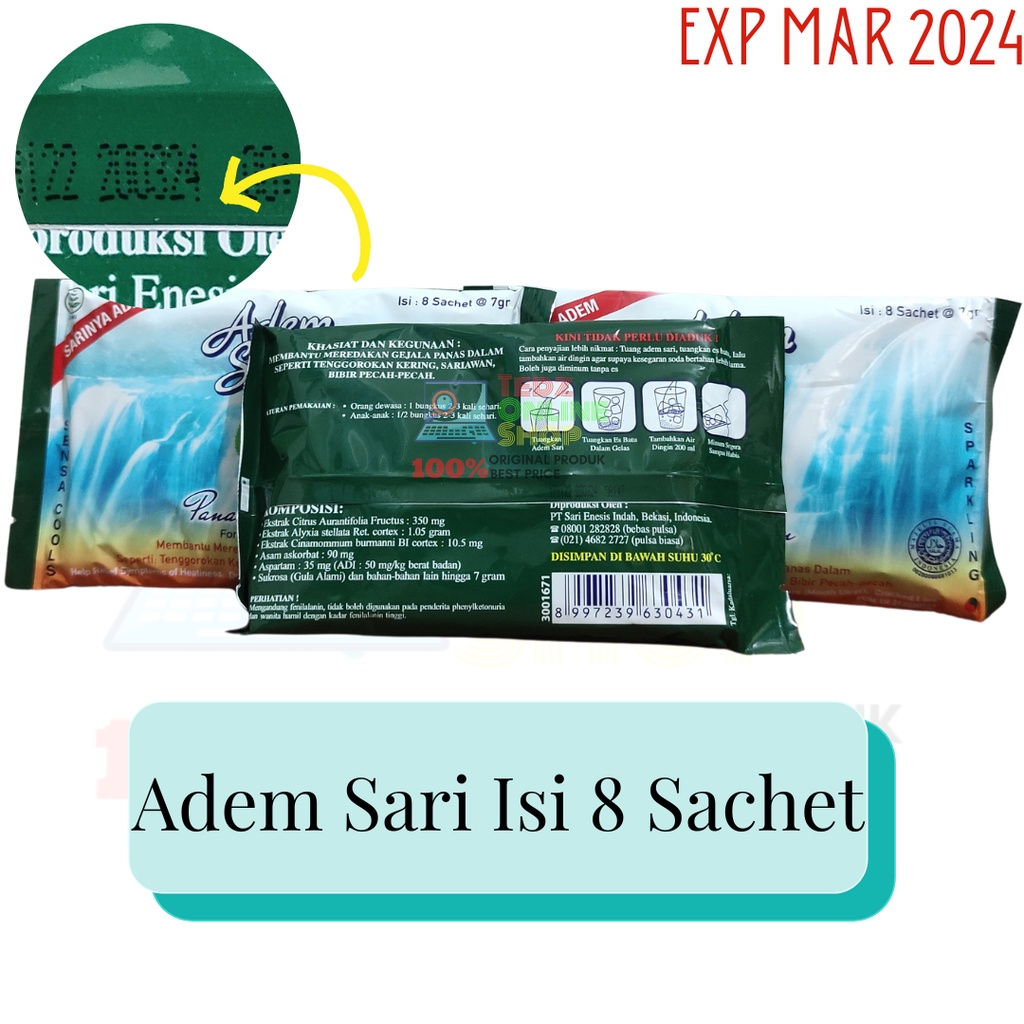 Adem Sari Isi 8 Sachet