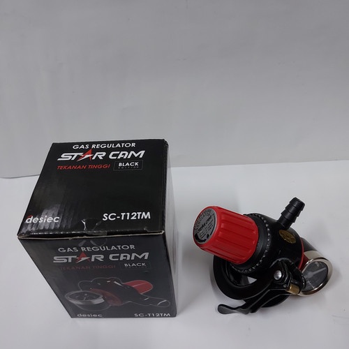 Regulator Gas LPG STARCAM SC-T12TM High Pressure Tekanan Tinggi+Meter