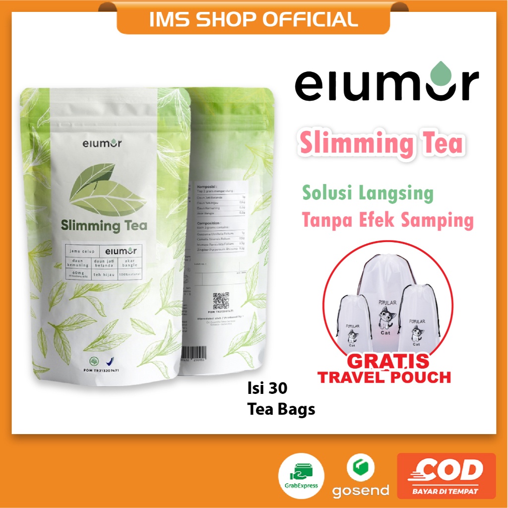 

FLASH SALE ELUMOR SLIMMING TEA Sliming Green Tea Premium