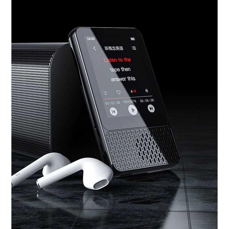 Ruizu Bluetooth HiFi DAP MP3 Player Touchscreen 16GB - M18 - Black