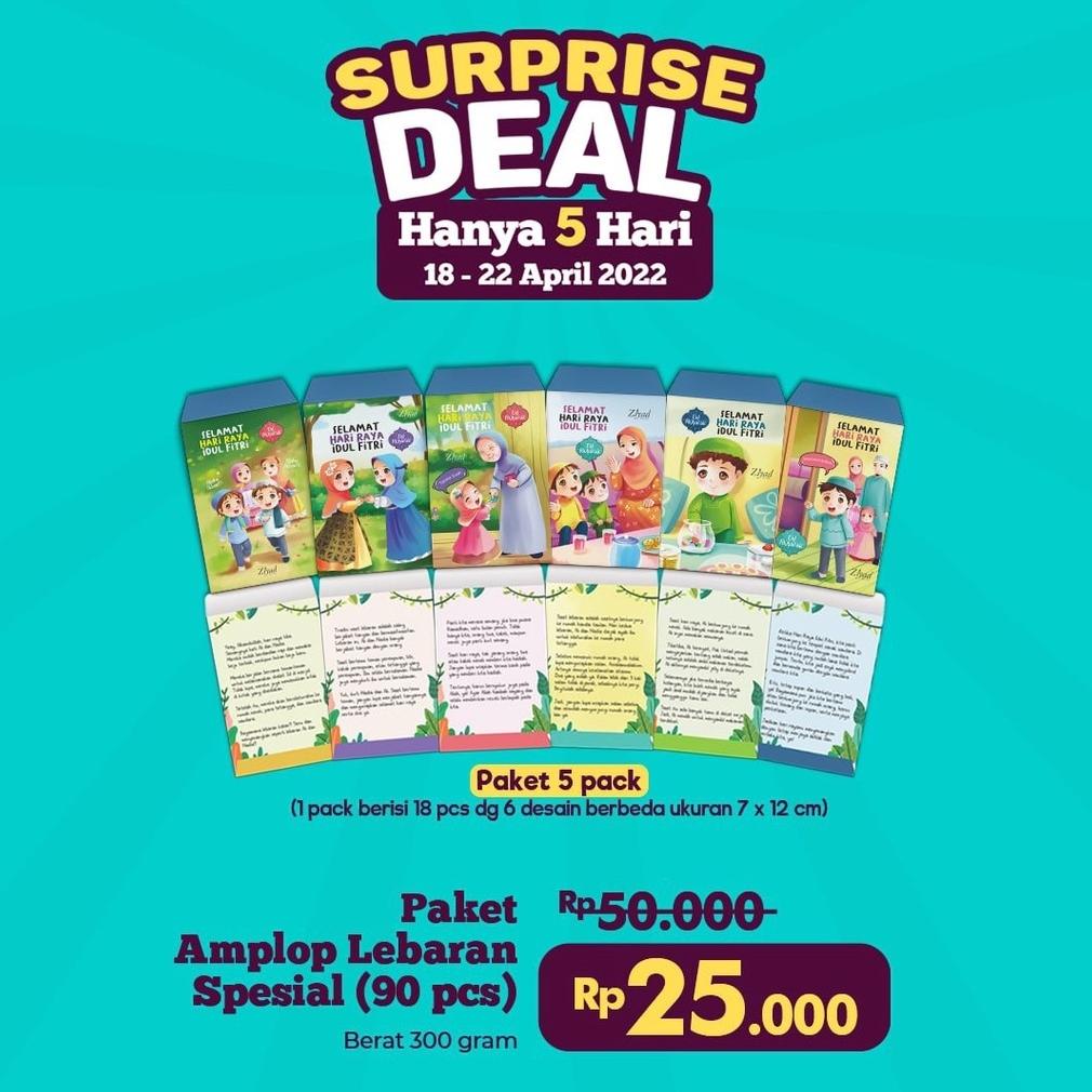 

READY STOCK AMPLOP LEBARAN SPESIAL ZIYADBOOKS ISI 90PCS .