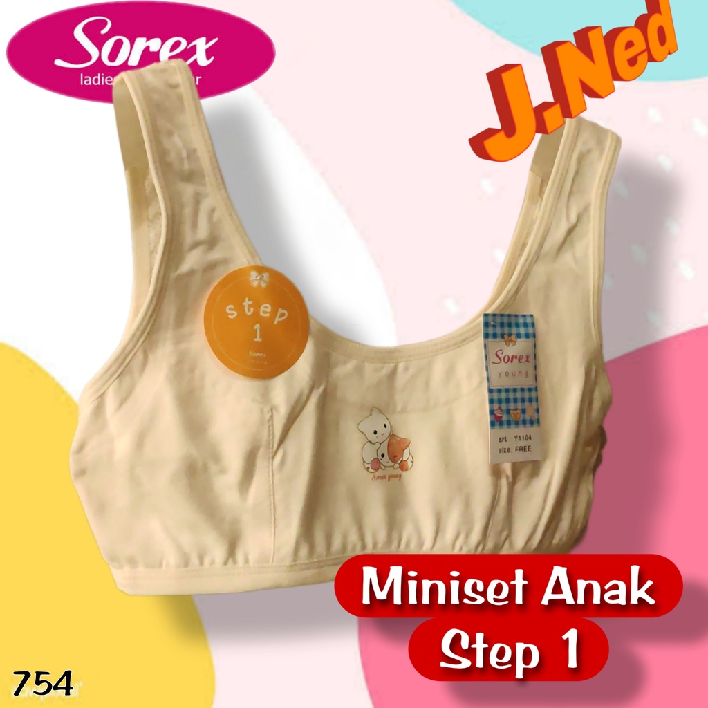 J754 - MINISET ANAK REMAJA STEP 1 TANPA BUSA TANPA KAWAT SOREX