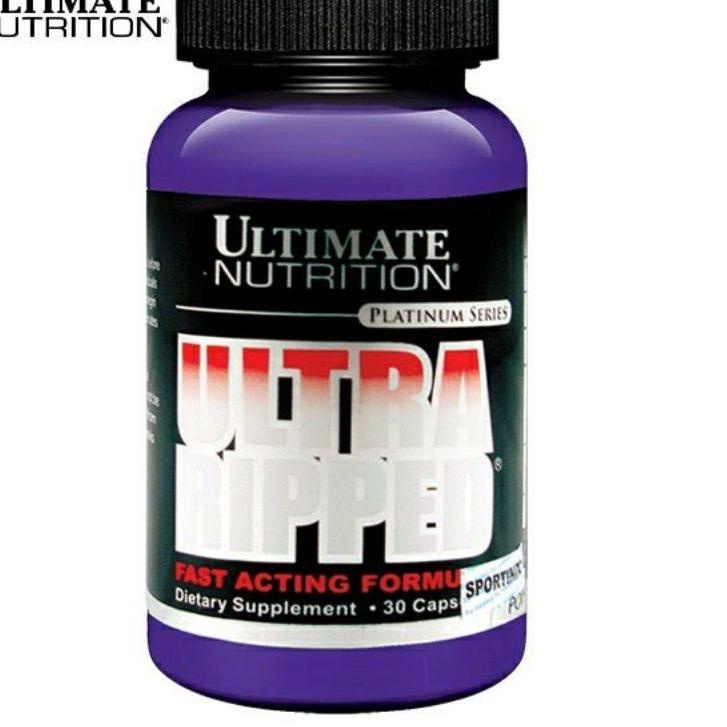 ULTRA RIPPED_Ultimate Nutrition UN Ultra Ripped 30 Capsule- Pembakar Lemak Terbaik