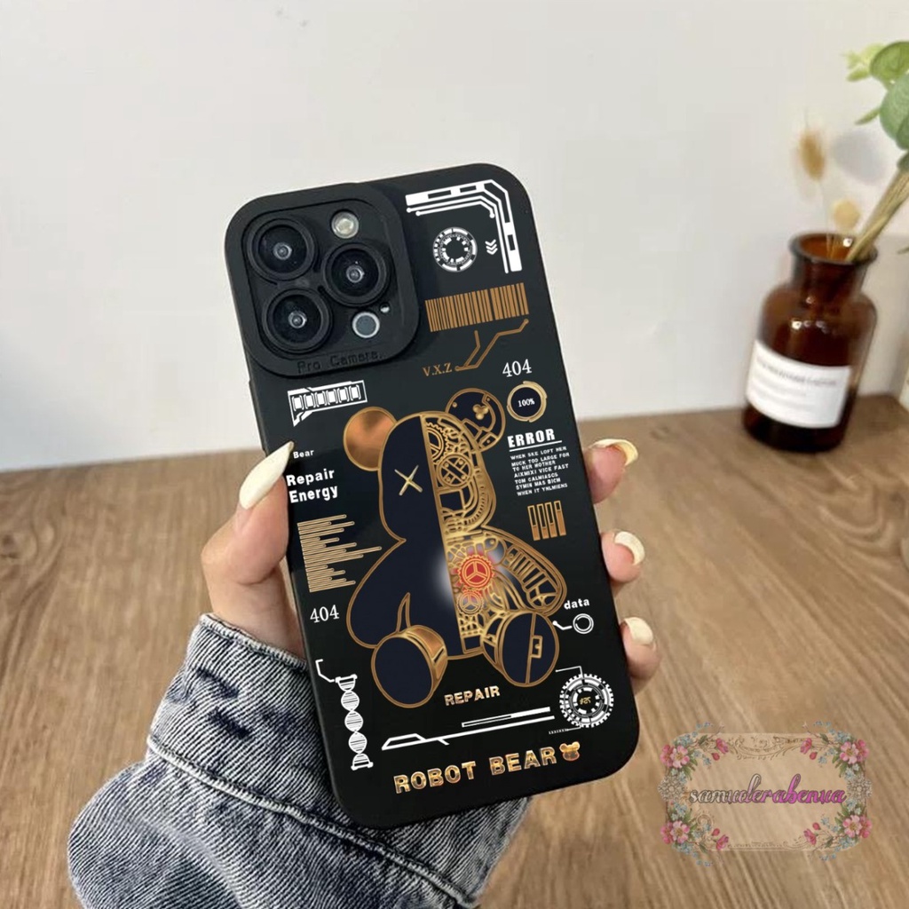 SS117 SOFTCASE MOTIF ROBOT HUAWEI P20 P20 LITE P40 PRO MATTE 20 30 PRO SB4962