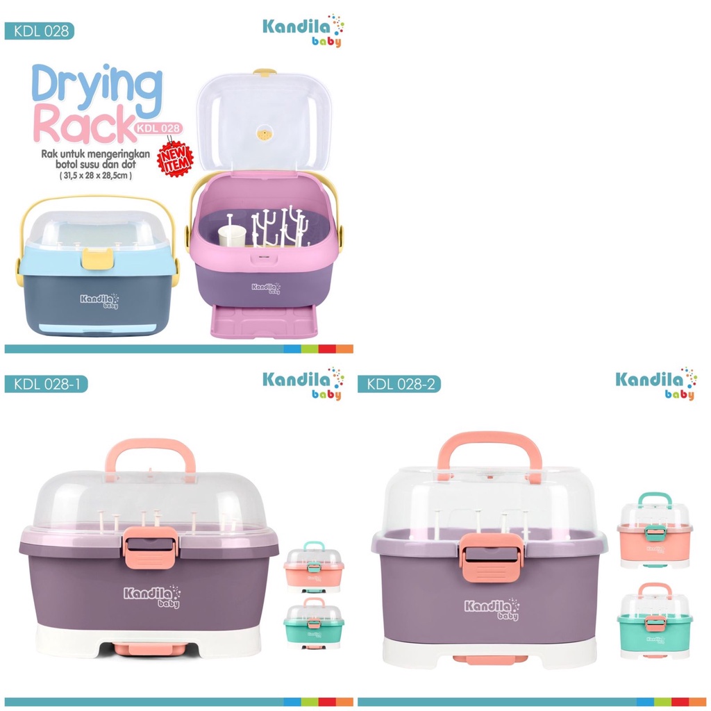 Kandila Rak Pengering Botol Susu Bayi Bottle Rack Higienis